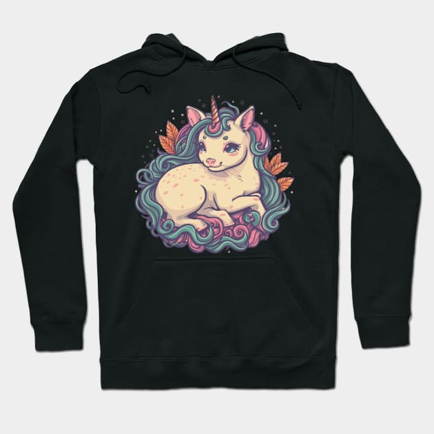 Caticorn Dreams Hoodie by MercurialMerch